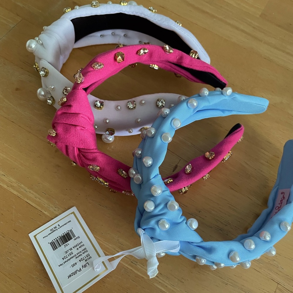 New headbands, one Lilly Pulitzer